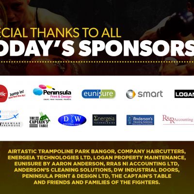 A big thanks to all the event Sponsors for the Stormont event