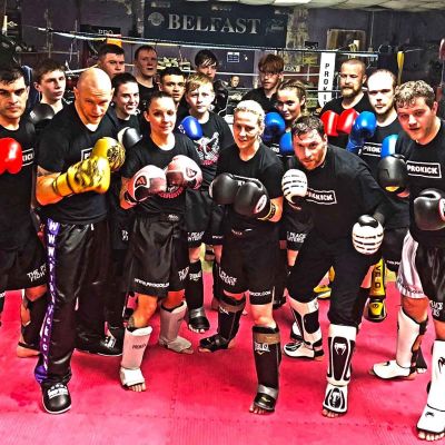 Fighters Class Wednesday 17th  JAN 2018 - most are getting ready for the next show at the Stormont Hotel