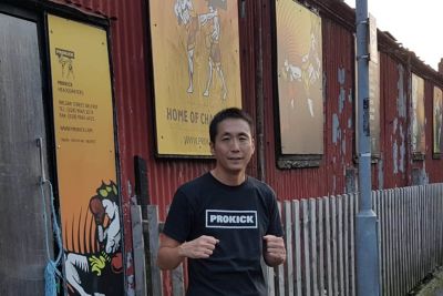 Hero Mochizuki was back at ProKick Gym in Wilgar Street in Belfast