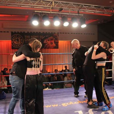 it was his all round after a hard fought fight between - Grace Goody (Belfast, NI) Vs Jade Molloy (Wolfpack, Athlone ROI)