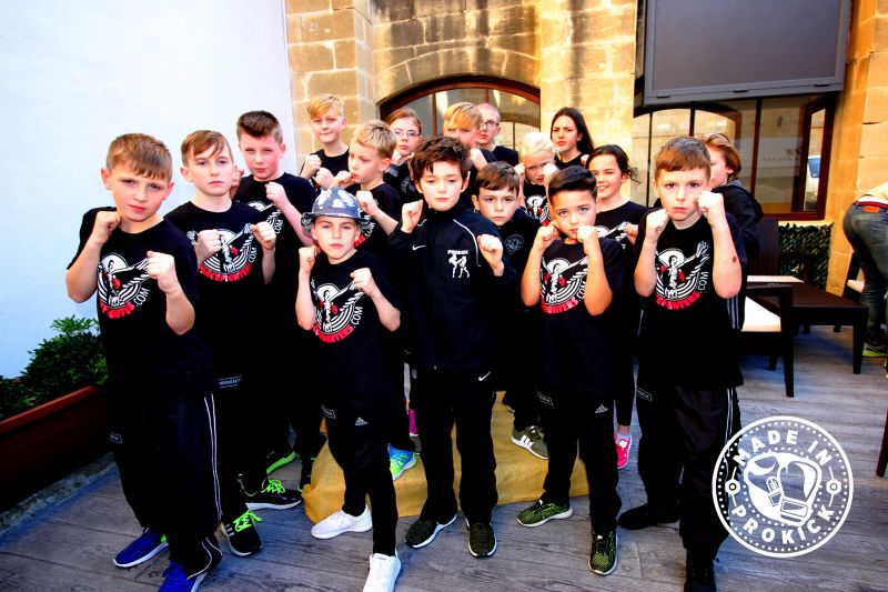 ProKick young Peacefighters from Belfast's ProKick Gym in Northern Ireland 