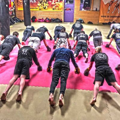 First Bootcamp of  2018 - Push Ups at Billy's Bootcamp JAN 8th