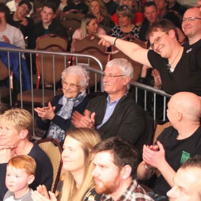 Rowena's 95 Year Old Granny travelled from Germany to watch Rowena win the WKN Irish title