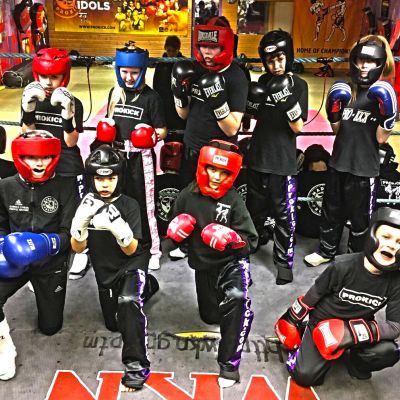 Week 3 of the new Kids Sparring and the new starts have a little Ring-Time