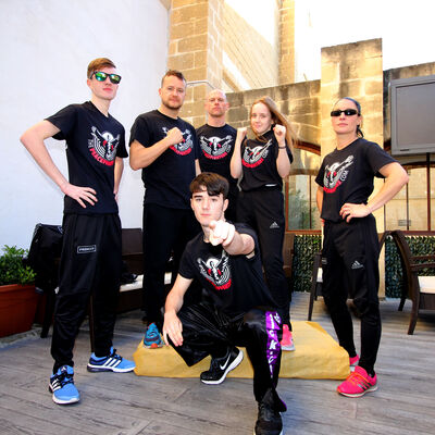 Seniors ProKick members after the weigh-ins in Malta on Friday 27th Oct 2017