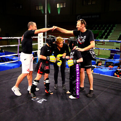 Bodhi Murphy (Prokick Northern Ireland) faced Elston Fenech (Ying Yang – Team Noel Malta)