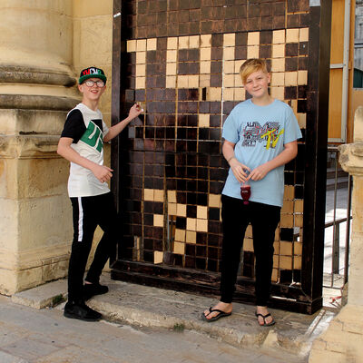 Jay Snodden and James Braniff enjoying time in Malta