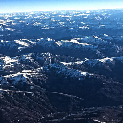 Flying In to Genoa Italy