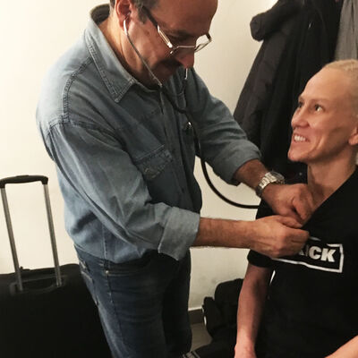 Cathy McAleer Pre-Fight Medical before the event