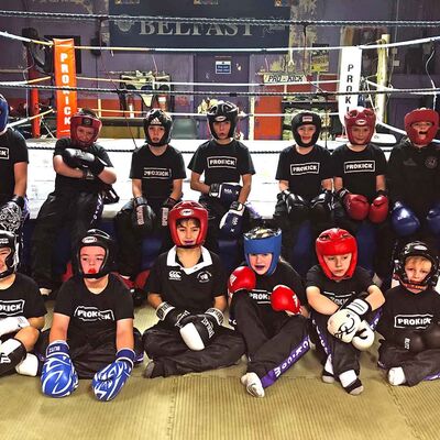 Sixth Week Last Kids Sparring 2017