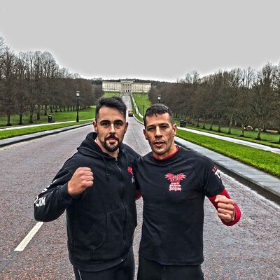 Rafa Del Toro & Tony Lopez training at Stormont estate 