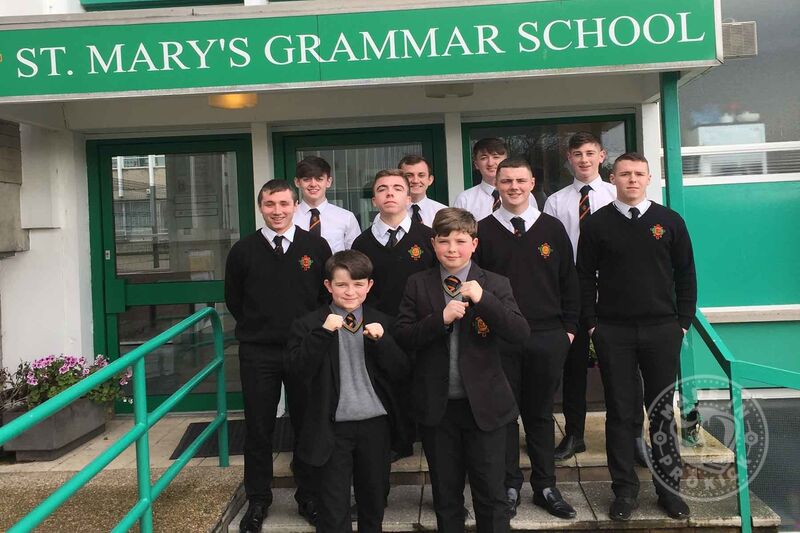 The team behind the Kickstart Programme at St Mary’s Grammar school on the Glen Rd in Belfast. The unique event kicks-off next Thursday 8th February for all Year 8 students. 