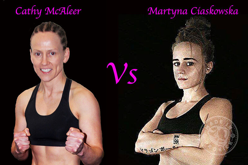 Cathy Mc Aleer Vs Martyna Ciaskowska at the Stormont Hotel on the 17th FEB 2018