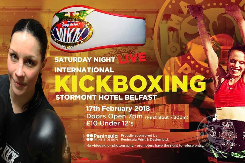 WKN Irish Title Fight for 17th FEB at the Stormont Hotel - Rowena Bolt has finally got the title shot she was dreaming off. 