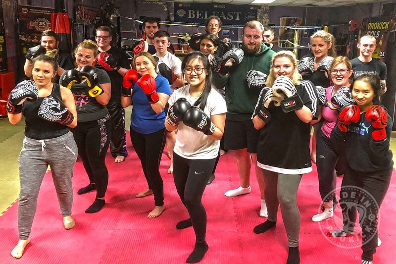 ProKick New Beginners Finished 6Weeks of kickboxing 19th Feb 2018