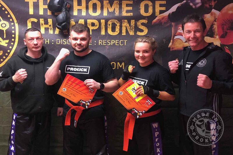 New senior Green Belts - Niamh Currie & Martin Carson