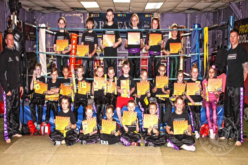 ProKick Kids Grading at the ProKick Gym 13th May 2018