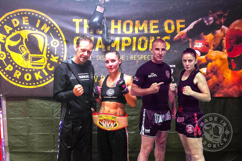 Rowena Bolt (NI) versus Diane Schembri from Malta for a WKN Title