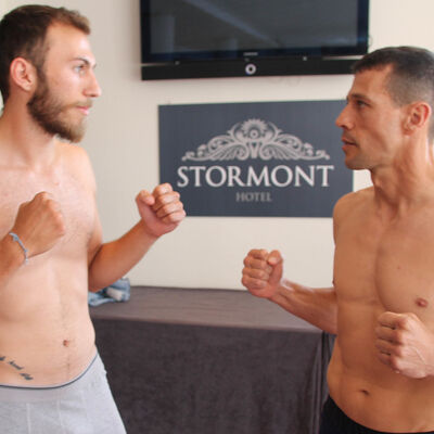 Rafa Del-Toro (Gran Canaria) weigh'd-in at 70kg and Stefanos Stamatiou (Cyprus) just came under the limit at 69.6kg