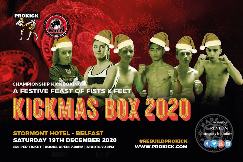 The KICKmas Fight-card - Kickboxing fans didn’t get their Halloween treat, but instead will jump straight to an early Christmas present. The event has been rescheduled to December 19 under the famed KICKmas banner.