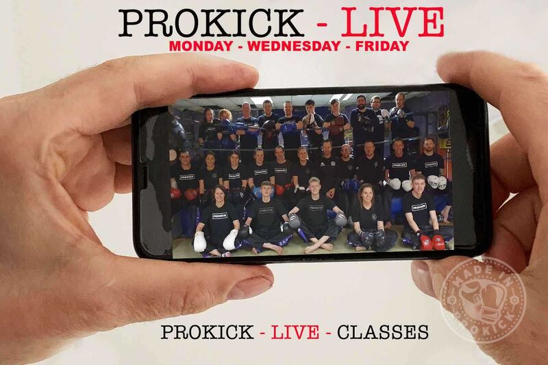 Join us for a ProKick Live fitness Class on Monday, Wednesday & Friday @ 7pm