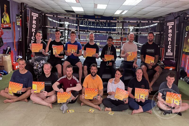 This afternoon the Gym was inundated with kickboxers from our adult classes all in search of the same, excellence in the Sport of kickboxing