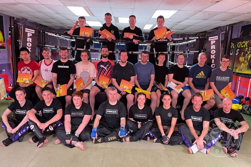 14th November 2021 was graduation day for some of the ProKick Seniors (adult) members at the ProKick Gym in Belfast.