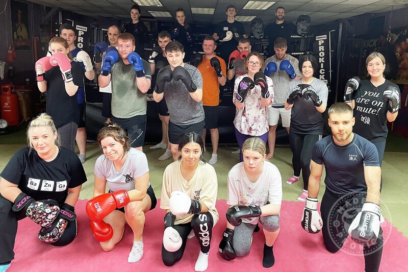 We Finished Six Weeks at proKick Gym on Wednesday 17th Nov - The class were put through a tough basic pad session under the direction of head-coach Mr #BillyMurray and #TeamProKick