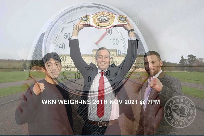 Weigh-ins for Knockdown Lockdown are Tonight 26th Nov at 7pm at the Stormont Hotel, you are welcome!