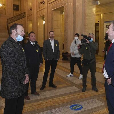 Prokick Met the First Minister to NI Mr. Paul Givan ahead of Knockdown-Lockdown