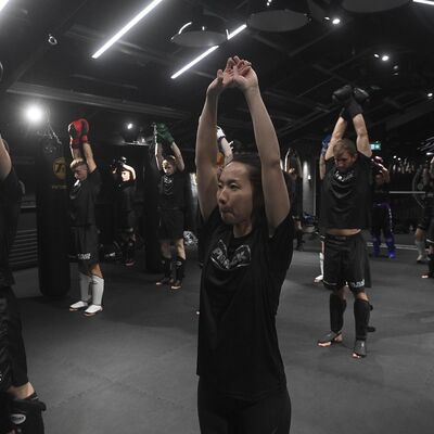 Yuko Koshikawa, trains at the iconic new ProKick gym.