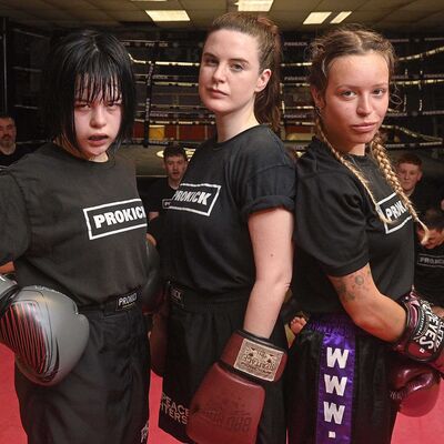 Three ProKick LadyKillers who fought on the ProspeX event