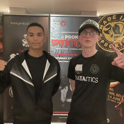 ProKick ProspeX event in Belfast, N.Ireland - Main event: WKN K1-Rules European amateur Featherweight title 60.3kg title 5x2 rounds Jay Snoddon (N,Ireland) Vs Ali Laamari Berrafa (Spain