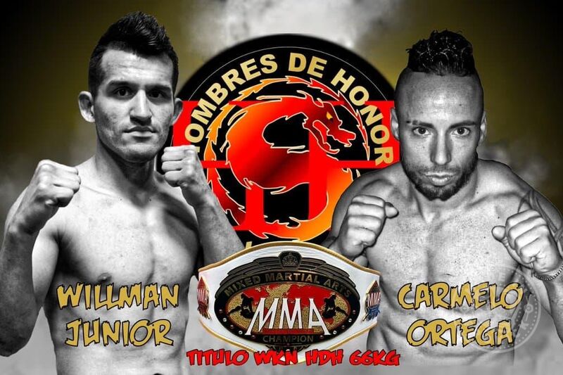 WKN Spanish title is on the line at Pabellon Polideportivo de Fontanar on February 20, where Chinto Mordillo presents Hombres de Honor MMA 111. The championship bout features Willman Junior up against Carmelo Ortega at super lightweight.