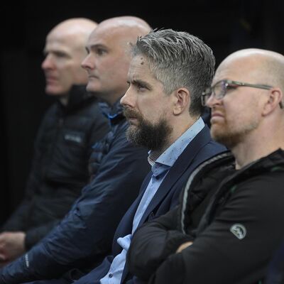 Fab Four - L/R Ciaran McGuirk, Steven Trainer (Urban Village top men) and ProKick's top men committee member and Brown belt, Johnny Sloan and Black Belter Colin Malcolm - What a Mixture of for a team and all on ProKick's side