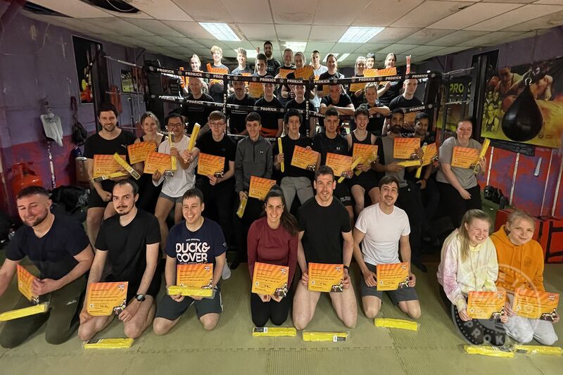 Sunday 10th April 2022 was graduation day for some of the ProKick Seniors (adult) members and our Juniors (Children). Our ProKick Kickboxing enthusiasts were tested in the hope of moving up to the next level at the ProKick Gym in Belfast.