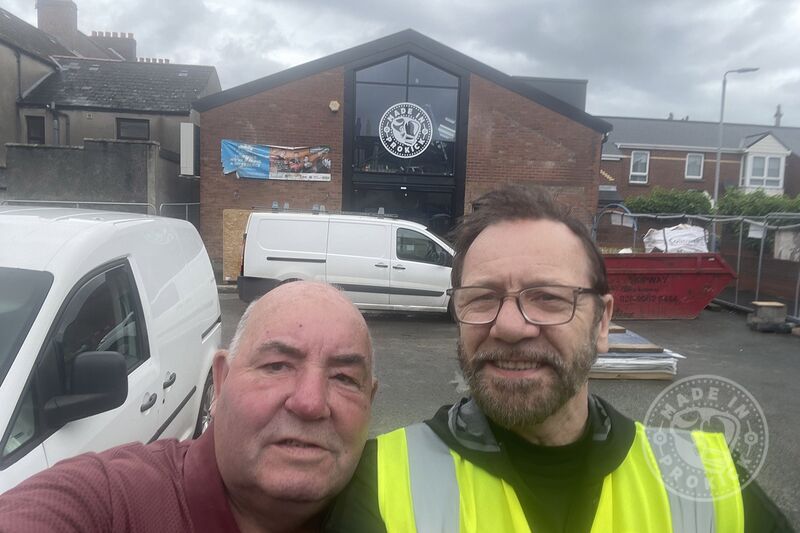 17th June 2022 - Farewell Cecil, thanks for all the help and laughs on site for #ReBuildProKick at Laburnum Street. You'll be missed you were a good grafter for WRC. Hope to see you at the opening. Billy m