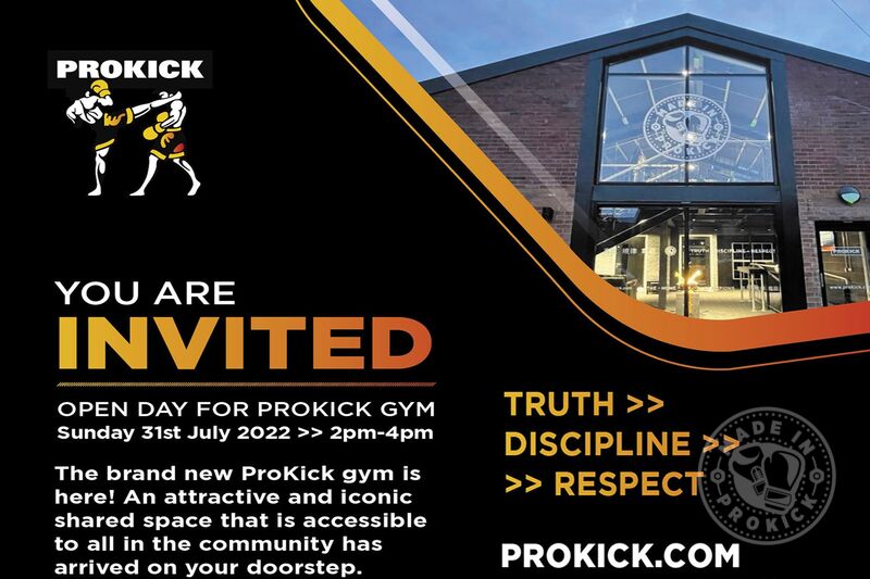 You Are All Invited To the New ProKick Gym - The brand new ProKick gym is here! An attractive and iconic shared space that is accessible to all in the community has arrived on your doorstep.