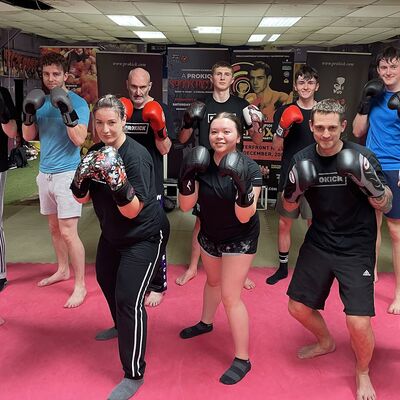 Monday 25th July - the last yellow belt class who are pictured here at 6pm on Monday 25th July - this was the last Monday class ever at the Old-Tin-Hut A great session but bitter-sweet for this motley looking crew at the 6pm Class.