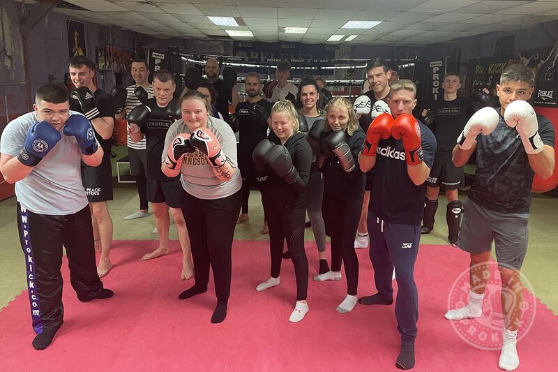 Finished 6-Weeks on Monday 7th Feb 22 -  The class were put through their paces with the help of the ProKick Advanced Beginners class.