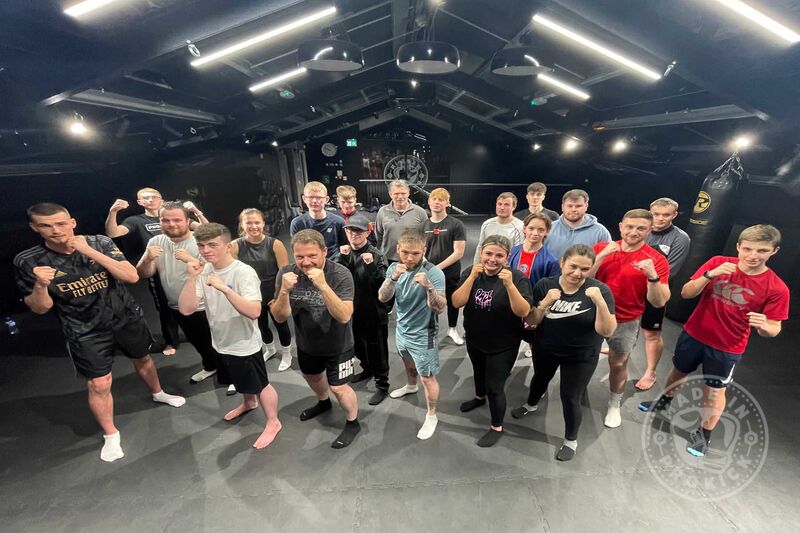 The squad pictured here were put through the ropes on their very first night by head coach #BillyMurray - This was the third new squad of wannabe kickboxers to come through the doors at the ProKick Gym in January 2023.