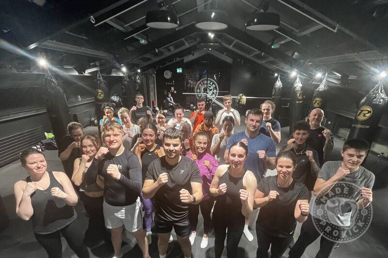 Welcome New Team - This was the sixth new squad of wannabe kickboxers to come through the doors of the ProKick Gym in 2023.