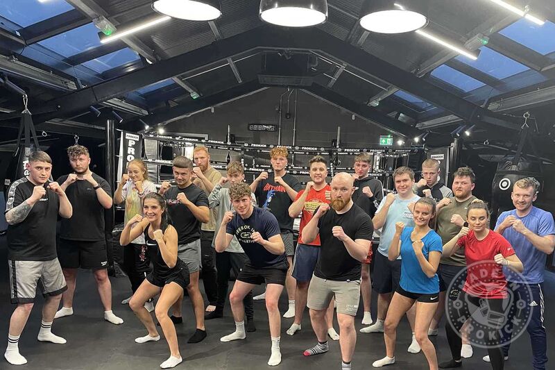 Pictured here, was another FULL group who all signed up to last night's class on Thursday 4th May starting at 8pm - welcome to the ProKick family! It was KICK-OFF for the New ProKick 5-week beginners course.