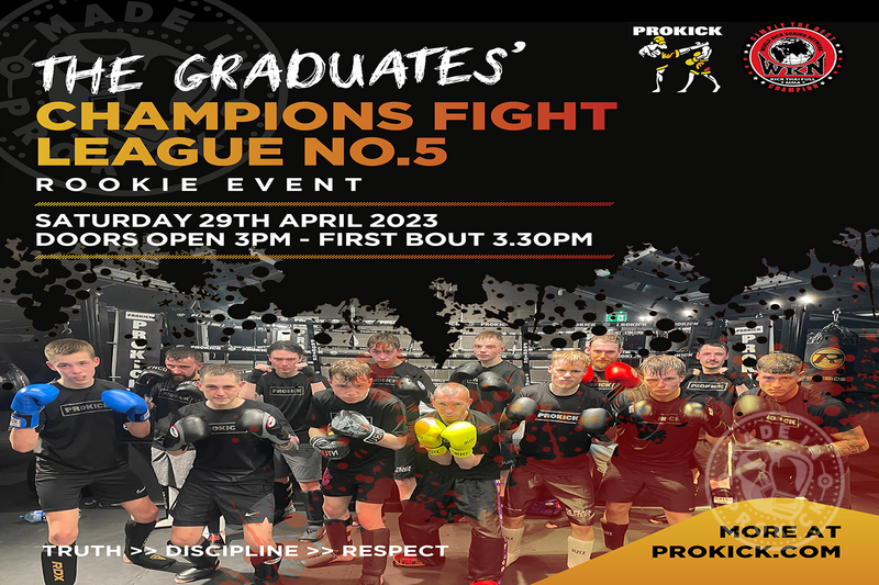 TODAY is a Show for our ProKick wannabe fighters descending upon the fight fans of Northern Ireland and it all happens TODAY - Saturday April 29th at the ProKick Gym, Belfast doors open 3pm first bell at 3.30pm