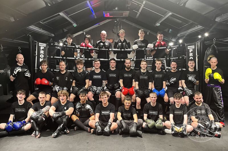 ProKick's Team of Rookies - This ProKick group have no fight experience and after an intense training regime for the next seven weeks whoever are left will enter the ring. All set for next month on Saturday 29th April.