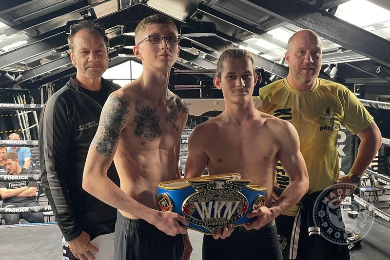 The Main event  -Picture from the weigh-in yesterday at the ProKick Gym -