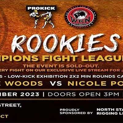 WKN K1 Rules - Low-kick exhibition 2x2 Min Rounds catchweight Josie Woods (ProKick) Vs Nicole Pojawa (Castle K1 Kickboxing) Sponsored by - NorthStar Rigging Ltd