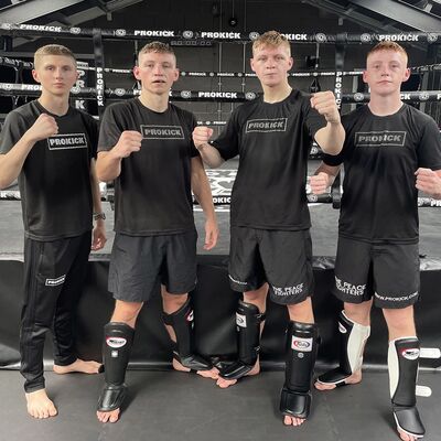 Meet our Fab-Four! They're geared up and in Cyprus for today's WKN event this Sunday August 6th. From left to right: Jay Snoddon, Dan Braniff, James Braniff, and the youngest Braniff, Adam.