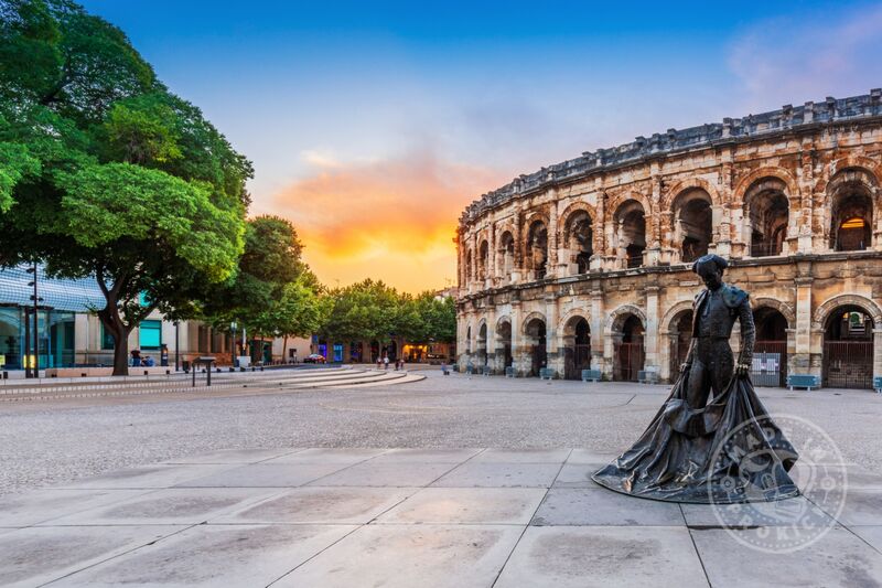 Nîmes in Languedoc-Roussillon is the home of some of the best preserved Roman monuments in the world and is especially famous for its amphitheatre.