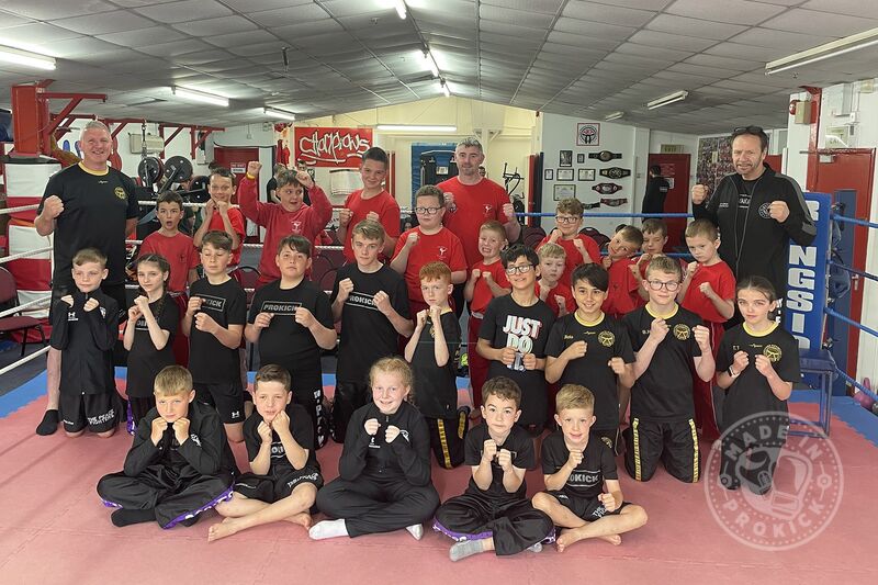 Eighteen children aged 7-14 years old travelled to the picturesque sea-side town on the Antrim coast to compete in what was for some their first ever kickboxing tournament.